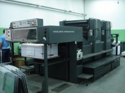 Offset Heidelberg Speedmaster Sm 102 Zp - Bicolor