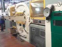 Corte E Vinco Automática Bobst Typo Autoplatine Sp 1260 E