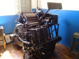 Tipográfica Heidelberg De Leque 1/8