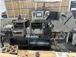 Impressora De Etiquetas Hot Stamping Turo Tda 260 + Refiladora + Revisadeira