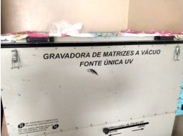 Gravadora De Matrizes À Vácuo Rr - Fonte Única Uv